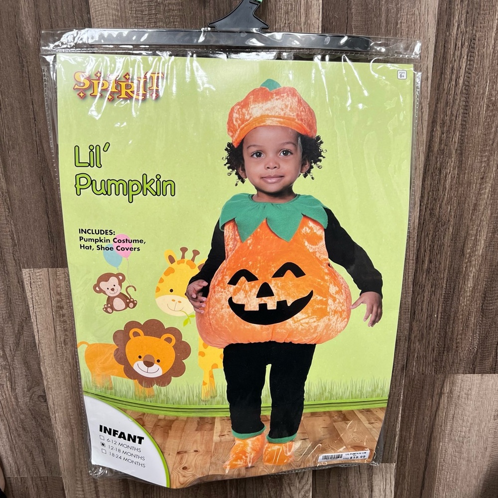SPIRIT Halloween Baby Pumpkin Costume